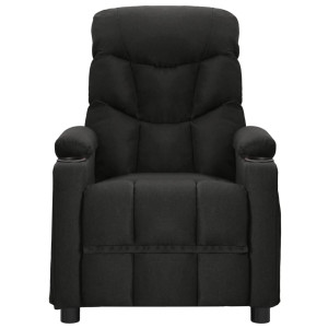 Sillón de masaje de tela negro H