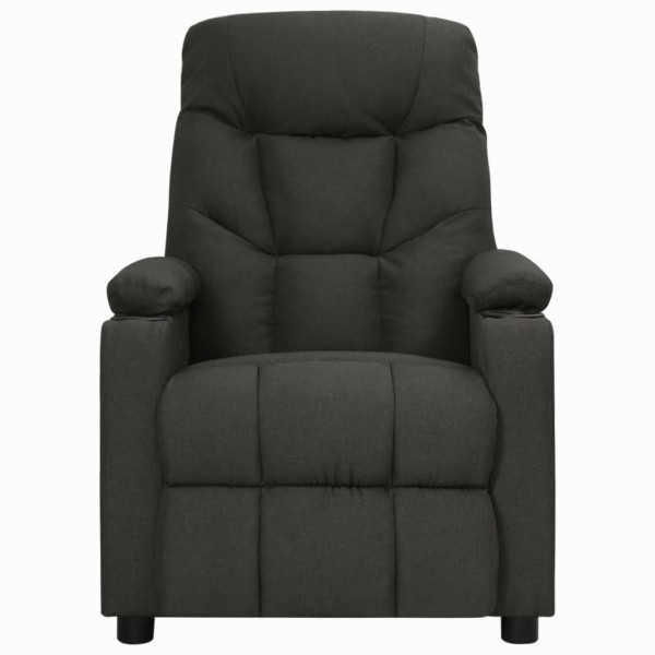 Sillón de masaje elevable tela negro M 3