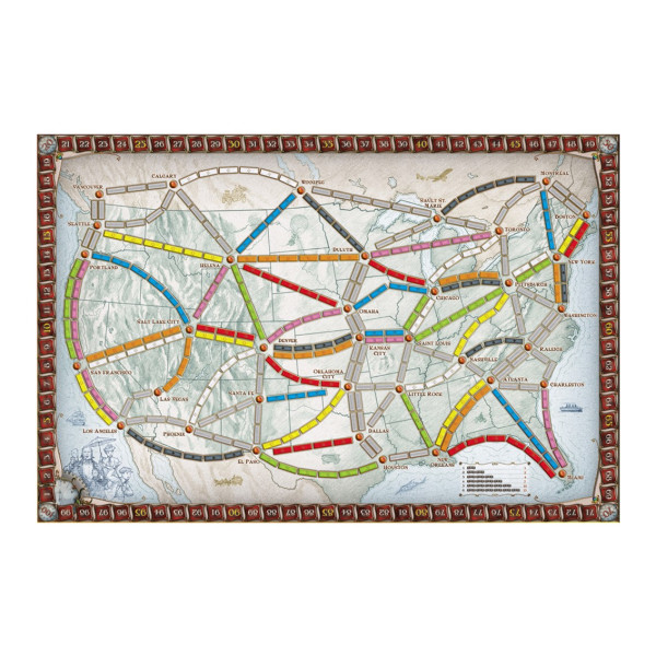 Juego de mesa aventureros al tren pegi 8 M 2