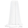Rede mosquiteira para guarda-sol malha 220 Φ330x250 cm branco 2