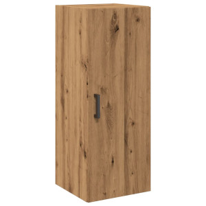 Armario de pared madera ingeniería roble artisian 34.5x34x90 cm H