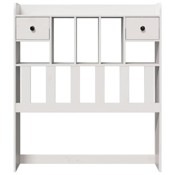 Cabecero de cama almacenaje madera maciza pino blanco 75 cm M 3