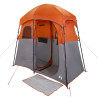 Tienda de ducha para 2 personas impermeable gris-naranja 4