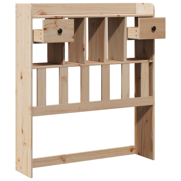 Cabecero de cama con almacenaje madera maciza de pino 75 cm M 4