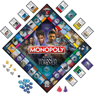 Juego de mesa monopoly BLACK PANTHER H