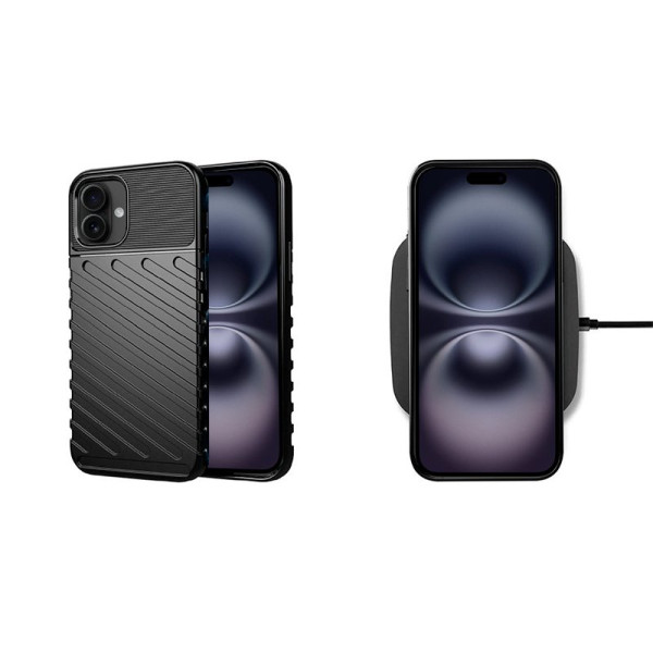 Carcasa COOL para iPhone 16 Thunder Negro M 4