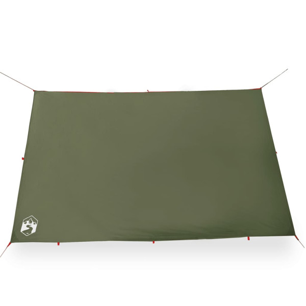 Lona de camping impermeable verde oliva 306x306 cm M 5
