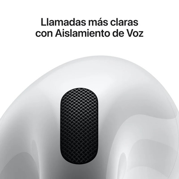 Apple AirPods 4ta Gen cancelación activa de ruido blanco M 4