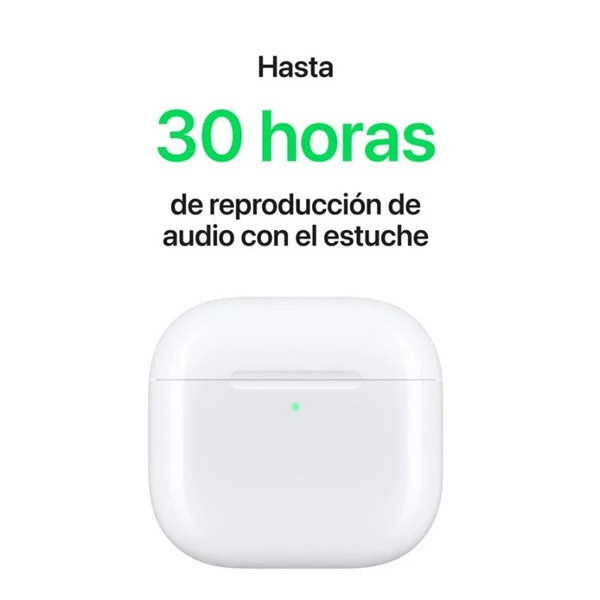 Apple AirPods 4ta Gen cancelación activa de ruido blanco M 3