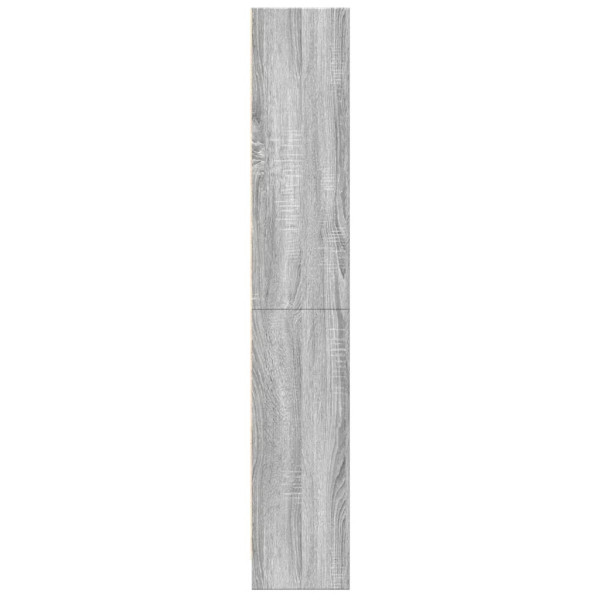 Estantería de madera de ingeniería gris Sonoma 60x24x143 cm M 5