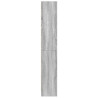 Estantería de madera de ingeniería gris Sonoma 60x24x143 cm 5