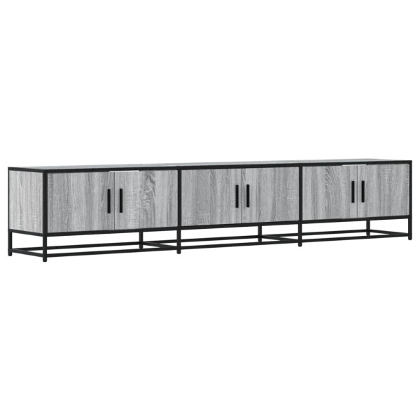 Mueble para TV madera de ingeniería gris Sonoma 210x35x41 cm M 2