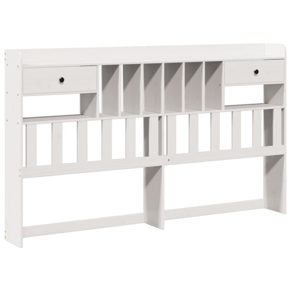 Cabecero de cama almacenaje madera maciza pino blanco 180 cm M 2