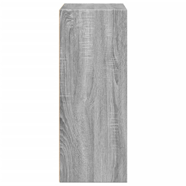 Estantería de madera de ingeniería gris Sonoma 60x30x77 cm M 5