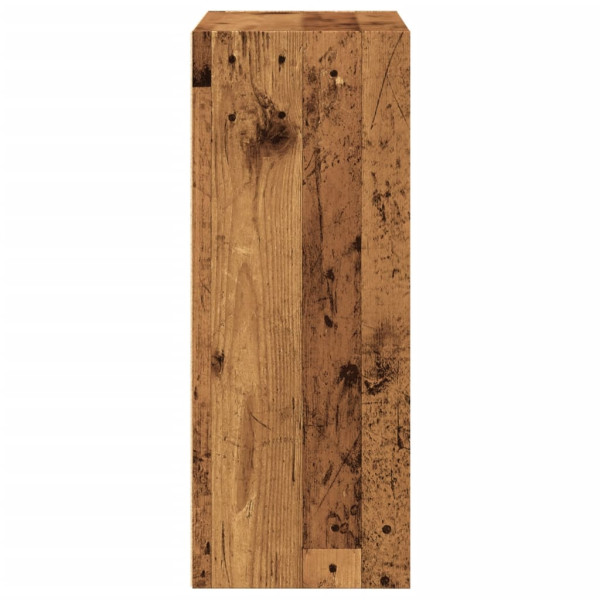 Estantería madera de ingeniería color envejecido 60x30x77 cm M 5