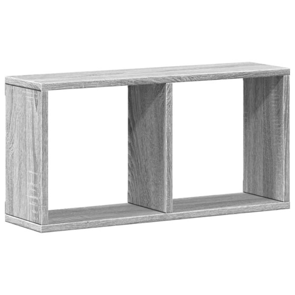 Armario de pared madera de ingeniería gris Sonoma 60x16x30 cm M 2