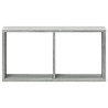 Armario de pared madera de ingeniería gris Sonoma 60x16x30 cm 4