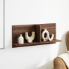 Mueble de pared madera de ingeniería marrón roble 70x16.5x30 cm 3