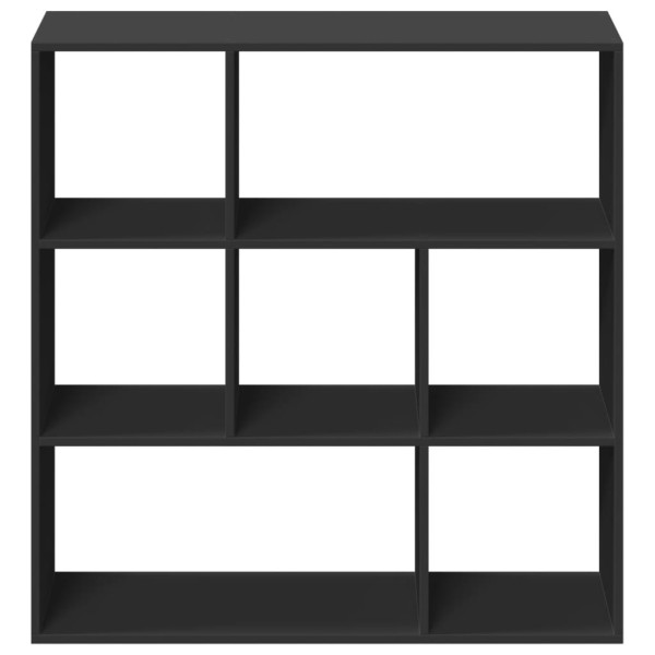 Estante divisória 102x29x103.5 cm derivados de madeira preto M 5