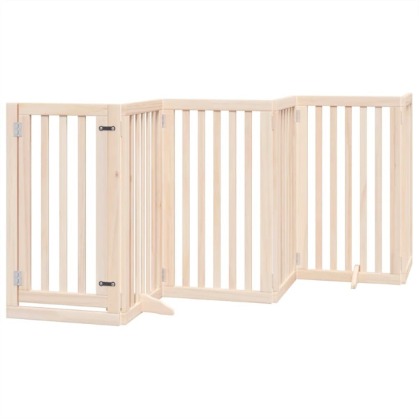 Porta para cães dobráveis 9 painéis de madeira poplar 450 cm M 3