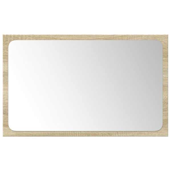 Set de muebles de baño 3 pzas madera contrachapada roble Sonoma M 4