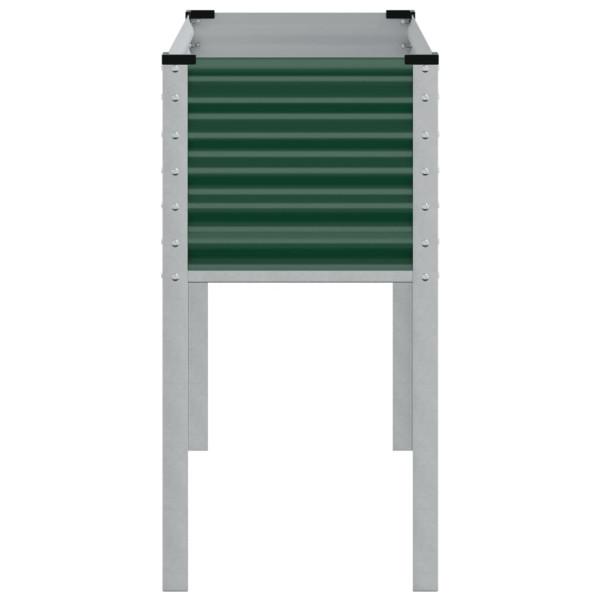 Vaso/floreira de jardim 100x45x90 cm aço verde M 5