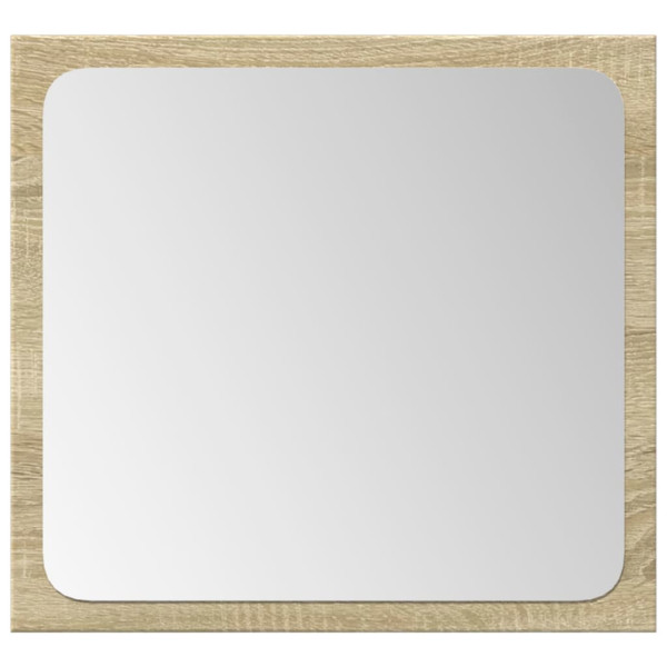 Set de muebles de baño 3 pzas madera contrachapada roble Sonoma M 5