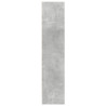 Estante 80x24x109 cm derivados de madeira cinzento cimento 5