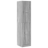 Armario botiquín madera ingeniería gris Sonoma 40x41x174.5 cm 3