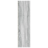 Estantería de madera de ingeniería gris Sonoma 80x30x114 cm 5