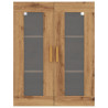 Armario colgante de pared roble artesanal 69.5x34x90 cm 4