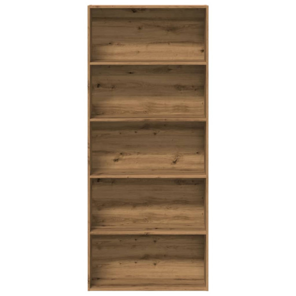 Estantería madera de ingeniería roble artisian 80x30x189 cm M 4