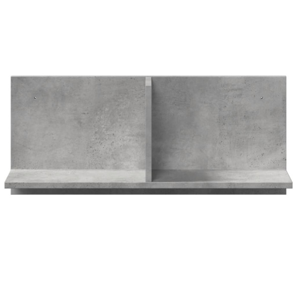 Armario de pared madera ingeniería gris hormigón 70x16.5x30 cm M 4