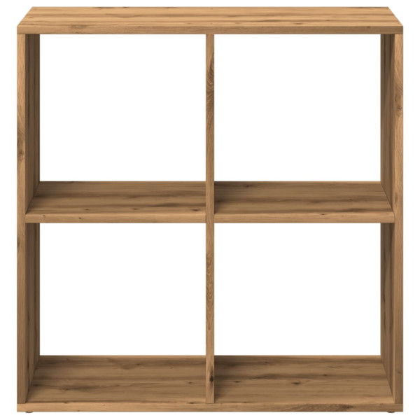 Librería divisora madera roble artisan 69.5x29x69.5 cm M 5