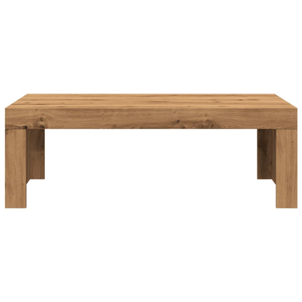 Mesa de centro madera de ingeniería roble artisan 102x50x35 cm M 4