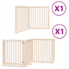 Porta para dobrar cães 6 painéis de madeira poplar 480 cm 2