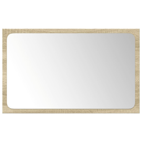 Set de muebles de baño 3 pzas madera contrachapada roble Sonoma M 4