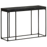 Mesa consola 110x35x76 cm acácia maciça e mangueira preto 1