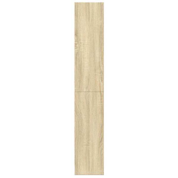 Estantería de madera de ingeniería roble Sonoma 60x24x143 cm M 5