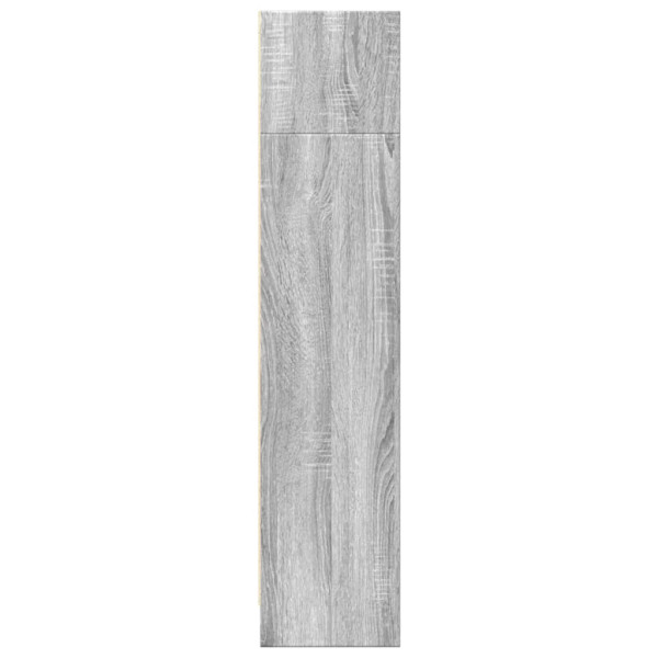 Estantería de madera de ingeniería gris Sonoma 80x24x109 cm M 5