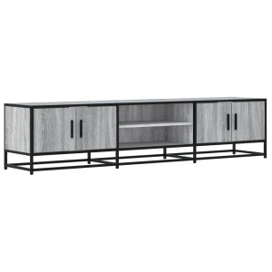 Mueble para TV madera de ingeniería gris Sonoma 180x35x41 cm H