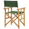 Silla de director de madera maciza de acacia verde 4