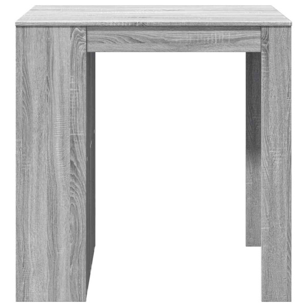 Mesa alta de bar madera ingeniería gris Sonoma 102x70x103.5 cm M 5