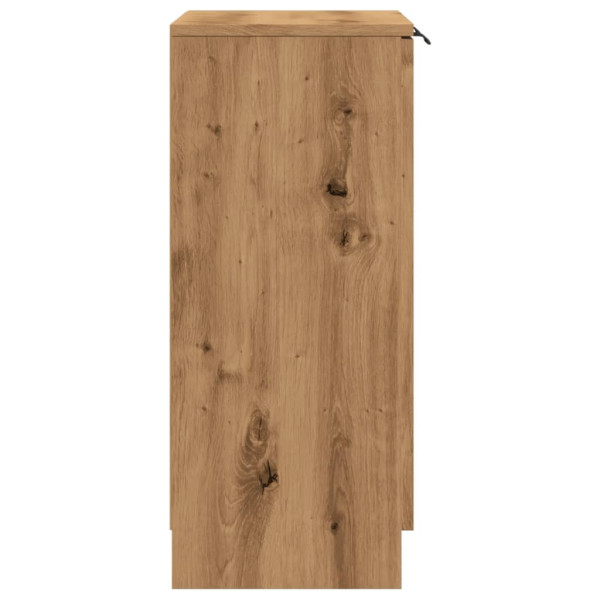 Aparador madera de ingeniería roble artiasian 60x30x70 cm M 5