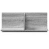 Armario de pared madera de ingeniería gris Sonoma 70x16.5x30 cm 4