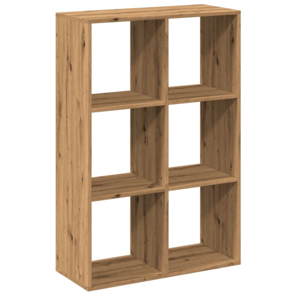 Librería divisora madera roble artisan 69.5x29x103.5 cm M 2
