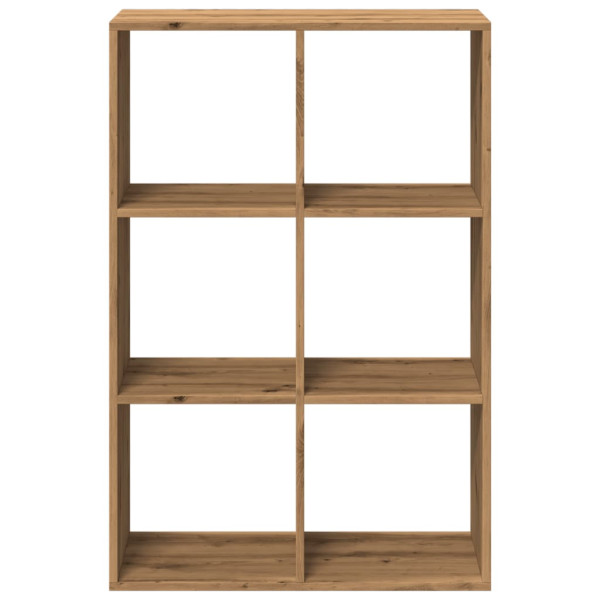 Librería divisora madera roble artisan 69.5x29x103.5 cm M 5