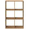 Librería divisora madera roble artisan 69.5x29x103.5 cm 5