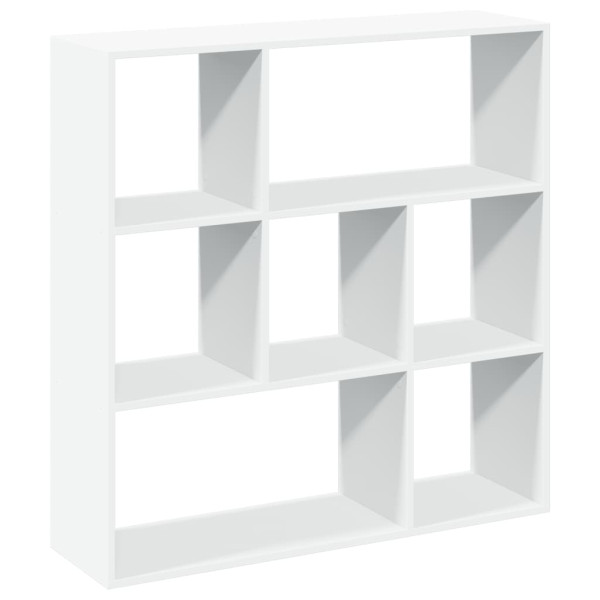 Librería divisora madera ingeniería blanca 102x29x103.5 cm M 2