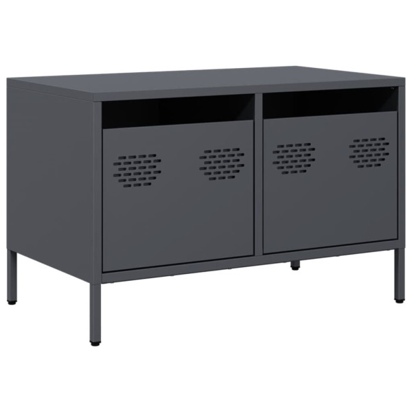 Mueble para TV acero laminado en frío antracita 68x39x43.5 cm M 2